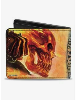 Cheapest ⌛ Marvel Ghost Rider Johnny Vs Danny Bifold Wallet 🌟 -Bags & Purses Shop Online 19886296 av1