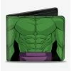 Best deal 🔔 Marvel Hulk Close Up Chest And Back Bifold Wallet 👍 -Bags & Purses Shop Online 19886802 hi