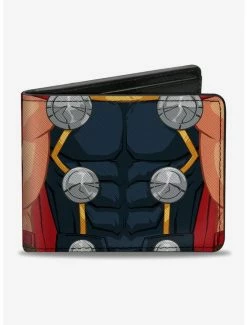 Promo 👏 Marvel Thor Close Up Front And Back Bifold Wallet ❤️