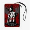 Discount 🔔 Supernatural Castiel Angel Wings Zip Clutch Wallet 😀
