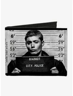 Best Pirce 🔥 Supernatural Dean Sam Mug Shots Bifold Wallet 🌟