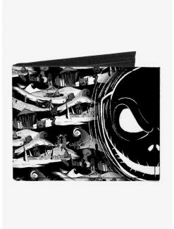 Promo 🌟 The Nightmare Before 🔔 Christmas Town Bifold Wallet 👍