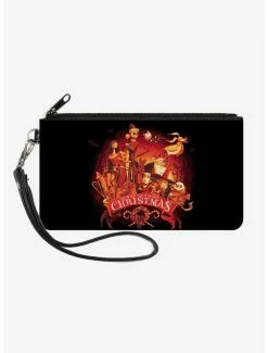 Promo 👍 The Nightmare Before 🎅 Christmas Xmass Zip Wallet ⭐