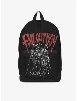 Cheapest ⌛ Rocksax Fall Out Boy Reaper Gang Classic 🎒 Backpack 🎁