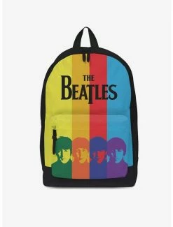Coupon 😉 Rocksax The Beatles Hard Days Night 🎒 Backpack ❤️