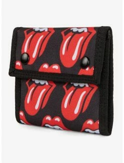 Best Sale ❤️ Bugatti Rolling Stones Trifold Wallet with Double Snap Closure Red and Black 👍 -Bags & Purses Shop Online 19958706 av1