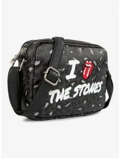Brand new 🎉 Bugatti Rolling Stones Vegan Leather Crossbody Bag Black Pattern ⭐ -Bags & Purses Shop Online 19958716 av1