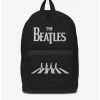 Budget 🥰 Rocksax The Beatles Abbey Road Black and White 🎒 Backpack ❤️