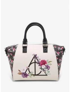 Best Pirce ๐ Loungefly Harry Potter Floral Satchel Bag ๐