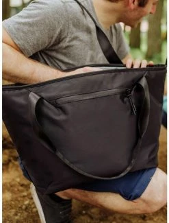 Best Sale 😀 Tarana Carbon Black Cooler Bag Tote 🔔 9 Best Sale 😀 Tarana Carbon Black Cooler Bag Tote 🔔 -Bags & Purses Shop Online 20174431 av3