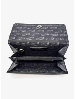 Best deal 🔔 Marvel Loki Helmet Emblem Vegan Leather Foldover Flap Wallet 🔥 -Bags & Purses Shop Online 20212380 av3