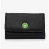 Best deal 🔔 Marvel Loki Helmet Emblem Vegan Leather Foldover Flap Wallet 🔥 -Bags & Purses Shop Online 20212380 hi