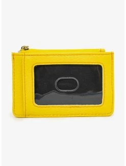Discount 👏 Disney Signature D Debossed Yellow Vegan Leather Cardholder 👍 -Bags & Purses Shop Online 20212400 av2