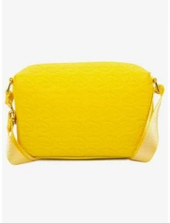 Best Sale ⌛ Disney Signature D Debossed Yellow Vegan Leather Crossbody Bag ✨ -Bags & Purses Shop Online 20212402 av2