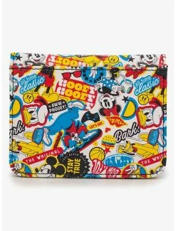 New 🎉 Disney The Sensational Six Collage Vegan Leather Foldover Wallet 😍 -Bags & Purses Shop Online 20212410 av2