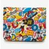 New 🎉 Disney The Sensational Six Collage Vegan Leather Foldover Wallet 😍