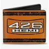 Cheapest ✔️ 426 Hemi Badge Stripes Weathered Bifold Wallet 💯 -Bags & Purses Shop Online 20214339 hi