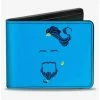 Discount 😀 Disney Aladdin 2019 Genie Face At Your Service Bifold Wallet 🔔 -Bags & Purses Shop Online 20214352 hi