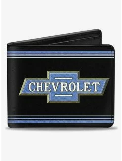 Top 10 😍 1916 Chevrolet Bowtie Logo Stripes Bifold Wallet ⭐