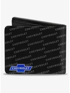 Cheap 👏 Chevy Bowtie Corner Text Bifold Wallet 🛒 -Bags & Purses Shop Online 20214450 av1