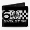 Brand new 🔔 Carroll Shelby 60 Years Shelby Since 1962 Checker Logo Bifold Wallet ✨