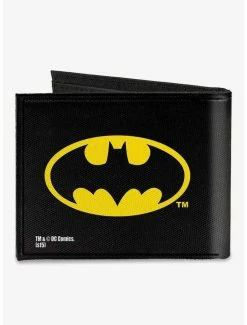 Best deal 🔥 DC Comics Batman Canvas Bifold Wallet ⌛ -Bags & Purses Shop Online 20214460 av1