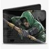 Buy ✨ DC Comics Arrow Aiming Pose Vigilante Bricks Bifold Wallet 😀