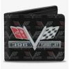 Flash Sale 🥰 1967 Impala 396 Turbo Jet V Emblem Monogram Bifold Wallet 🛒