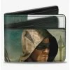 Cheap 🌟 DC Comics Arrow Standing Pose Arrow Tips Fade Bifold Wallet ❤️ -Bags & Purses Shop Online 20214502 hi