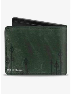 Outlet 💯 DC Comics Arrow Standing Profile Pose Arrow Tips Bifold Wallet 🤩 -Bags & Purses Shop Online 20214510 av1