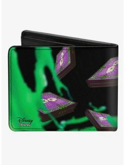 Buy 🔥 Disney Princess and The Frog Dr Facilier Tarot Card Pose Bifold Wallet ✔️ -Bags & Purses Shop Online 20214550 av1