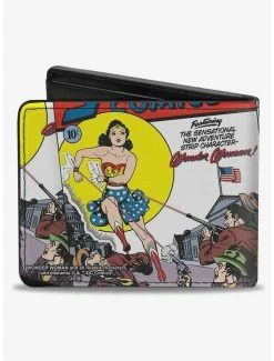Brand new 😍 DC Comics Classic Wonder 👩 Woman Sensation Comics 1 Cover Pose Bifold Wallet 🛒 -Bags & Purses Shop Online 20214574 av1