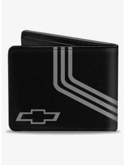 Brand new 👍 Chevrolet Bowtie 3 Stripe Bifold Wallet 🔔 -Bags & Purses Shop Online 20214596 av1