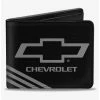 Brand new 👍 Chevrolet Bowtie 3 Stripe Bifold Wallet 🔔 -Bags & Purses Shop Online 20214596 hi