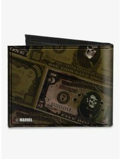 Promo ✔️ Marvel Deadpool 2012 5 Revenge of The Gipper Variant Cover Dollars Canvas Bifold Wallet 😉 -Bags & Purses Shop Online 20214638 av1