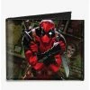 Promo ✔️ Marvel Deadpool 2012 5 Revenge of The Gipper Variant Cover Dollars Canvas Bifold Wallet 😉