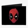 New 💯 Marvel Deadpool Head Text Canvas Bifold Wallet 🔥 -Bags & Purses Shop Online 20214642 hi