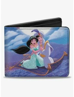 Top 10 🌟 Disney Aladdin Classic Magic Carpet Ride Scene Bifold Wallet 🔥