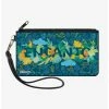 Brand new ⌛ Disney Encanto Floral Logo Canvas Zip Clutch Wallet 🥰