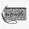 Cheapest 🌟 Disney Encanto Script Logo Canvas Zip Clutch Wallet 🤩