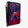Best Sale ❤️ Marvel Spider-Man Beyond Amazing Web Action Poses Zip Around Wallet 🥰