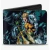 Outlet 🔥 DC Comics Aquaman New 52 The Trench Underwater Comic Book Cover Pose Bifold Wallet 🌟 -Bags & Purses Shop Online 20214688 hi