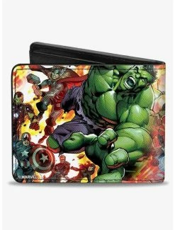 Best reviews of 🌟 Marvel Avengers Assemble Issue 2 6 Superhero Explosion Cover Pose Bifold Wallet ⌛ -Bags & Purses Shop Online 20214706 av1
