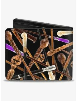 Promo ❤️ Fantastic Beasts Wands ScatteBifold Wallet ⌛ -Bags & Purses Shop Online 20214718 av1
