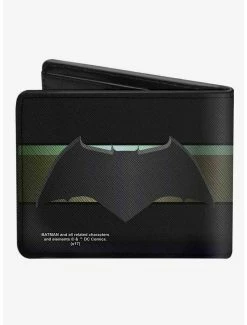 Buy 👏 DC Comics Batman 2017 Icon Stripe Fade Bifold Wallet 🎉 -Bags & Purses Shop Online 20214730 av1