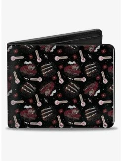 Top 10 👏 Harry Potter Hogwarts Express and Knight Bus Collage Bifold Wallet 😀