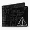 Best Sale ✔️ Harry Potter TogeTher They Make One Master of Death Bifold Wallet 🔥 -Bags & Purses Shop Online 20214748 hi