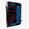 Wholesale ⌛ DC Comics Superman Shield Find Your Power Zip Around Wallet 🔥