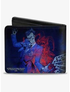 Outlet 🤩 DC Comics Batman Action Joker Flipping Cards Poses Bifold Wallet ❤️ -Bags & Purses Shop Online 20214752 av1