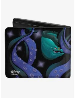 Brand new ✔️ Disney The Little Mermaid Flotsam Jetsam Swimming In Ursulas Tentacles Bifold Wallet 🤩 -Bags & Purses Shop Online 20214770 av1